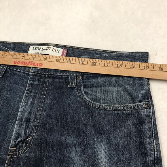Y2K LEVIS 527 Low Boot Cut Jeans Men 34x34 Distress Denim Blue Cowboy Western - Picture 16 of 16